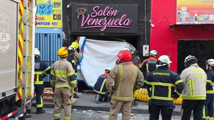   Iquique: Derrumbe en salón de belleza dejó una mujer muerta y cuatro heridos 