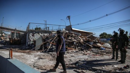   Maipú: Autoridades desalojaron y demolieron toma El Trébol 