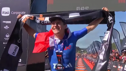   ¡Histórico triunfo chileno! Diego Moya ganó el Ironman 70.3 de Pucón con nuevo récord 
