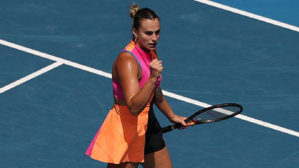   Aryna Sabalenka sorteó a Mboko para llegar a los cuartos del Abierto de Australia 