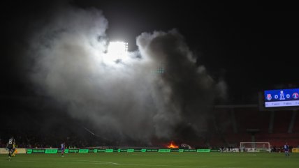   La U fue citada al Tribunal por desmanes de barristas ante Audax Italiano en el Nacional 