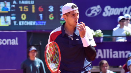   Tabilo sufrió una dolorosa remontada de Etcheverry y dijo adiós a Buenos Aires en cuartos 