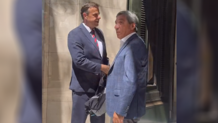  Delegación Metropolitana: Durán y Codina sostuvieron reunión de traspaso  