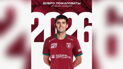   Ignacio Saavedra se convirtió en nuevo refuerzo de Rubin Kazan en la liga de Rusia 