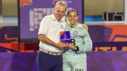   Natalia Salvador fue elegida como la mejor arquera del Premundial de Hockey 
