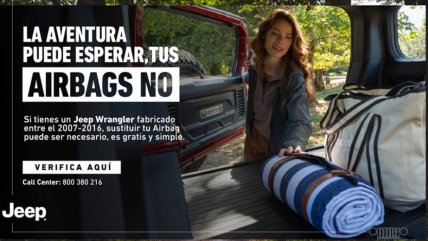   Airbags Takata: Stellantis refuerza el llamado a propietarios a verificar sus vehículos 