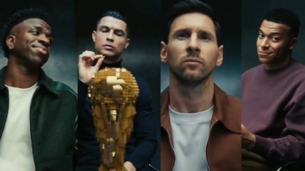   [VIDEO] Messi, Cristiano Ronaldo, Vinicius y Mbappé se unieron en la antesala del Mundial 