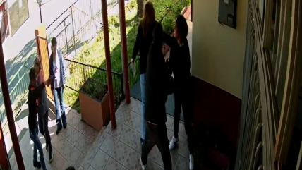   Apoderado entró a un colegio con un arma de fuego y golpeó a una mujer en Hualpén 
