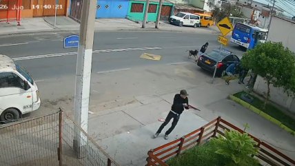   Cámara registró violenta balacera en el sector norte de Antofagasta 