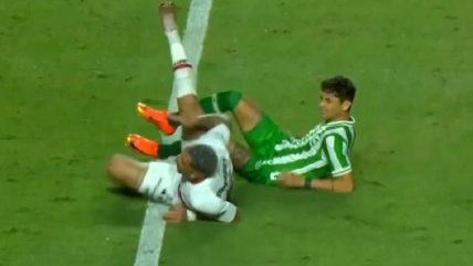   [VIDEO] Patadón y roja: La jugada que marcó el triunfo de Sao Paulo sobre Juventude 