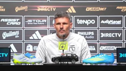   Fernando Ortiz por falta de gol en Colo Colo: Lo hemos hablado todos juntos 