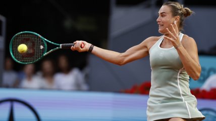   Aryna Sabalenka impuso su poderío ante Jaqueline Cristian en Madrid 