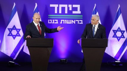   Líder de la oposición israelí concretó coalición con el favorito para desbancar a Netanyahu 