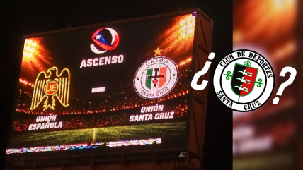   Con evidentes errores: Unión Española usó marcadores hechos por IA ante Deportes Santa Cruz 