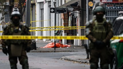  Carabineros abatió a delincuente tras denuncia de secuestro en el centro de Santiago  