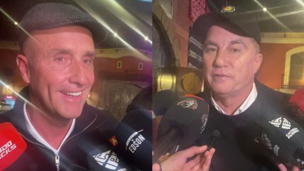   Javier Margas y Rubén Martínez rememoraron el título de la Libertadores en el festejo por los 35 años 
