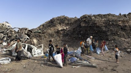   Tras ocho meses de tregua, Gaza vive entre ratas, basura, enfermedades y tiendas de campaña 