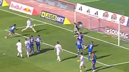   [VIDEO] Vadulli apareció solo para el primer gol de Audax ante la U 