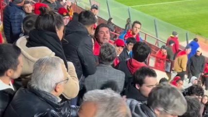   [VIDEO] La lamentable pelea entre hinchas de Unión Española con 