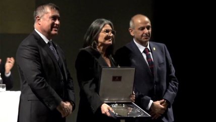   Verónica Franco recibió el premio 