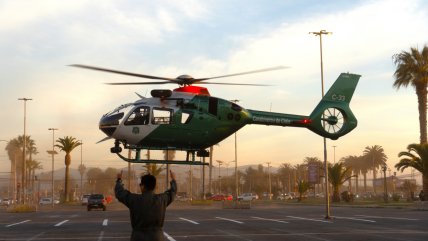   Carabineros sumó un nuevo helicóptero: operará en la Región de Coquimbo 