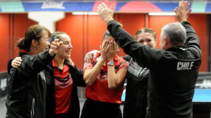   Chile se coronó campeón por equipos femenino en el Sudamericano de Tenis de Mesa 