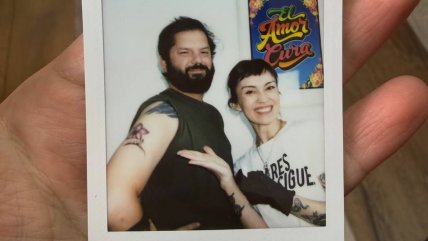   Tatuadora celebró emotivo encuentro con Boric: 