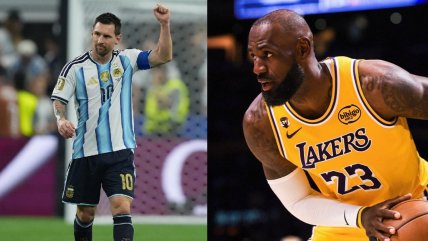   [VIDEO] NBA recordó el abrazo entre Lionel Messi y LeBron James tras récord mundialista 