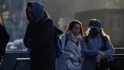   Primer lunes del invierno: Santiago tuvo una mañana bajo cero 