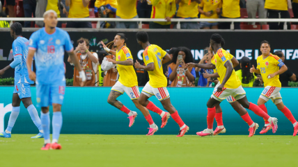   El festejo ante RD Congo que instaló a Colombia en la segunda ronda del Mundial 