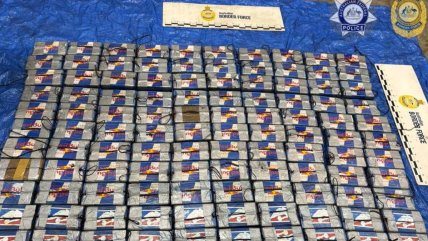   Policía australiana descubrió 110 kilos de cocaína en contenedor procedente de Chile 