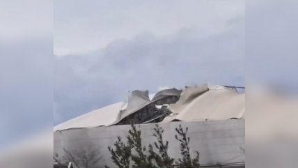   Temporal provocó daños en los estadios de Chillán y Temuco 