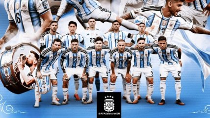   Cuenta oficial de la AFA hizo una publicación con el escudo con cuatro estrellas 