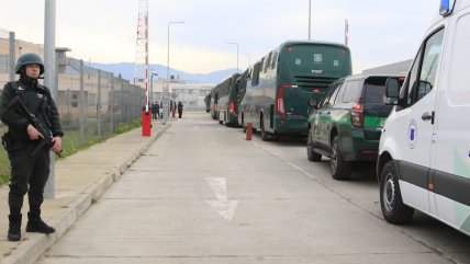   Gendarmería trasladó a otros 250 reos a la cárcel de Talca 