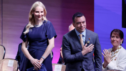 Primera dama de Ecuador perdió el tercer hijo que esperaba junto al presidente Noboa  