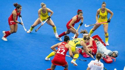   El intenso empate que protagonizó Chile ante Australia en el Mundial de Hockey Césped 