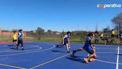   Renuevan canchas de la Protectora de la Infancia y benefician a 2.600 estudiantes 