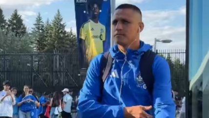   [VIDEO] Alexis fue recibido como ídolo a la espera de su estreno como local con Montreal 