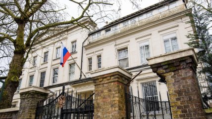   Rusia retiró a su embajador en el Reino Unido para presionar a Londres por su apoyo a Ucrania 