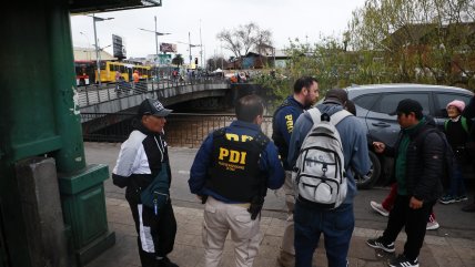   Arrau supervisó operativo de control migratorio en el barrio Mapocho 