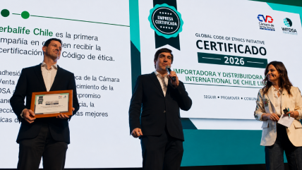   Herbalife se convierte en la primera empresa en Chile en recertificar sus estándares de ética corporativa 