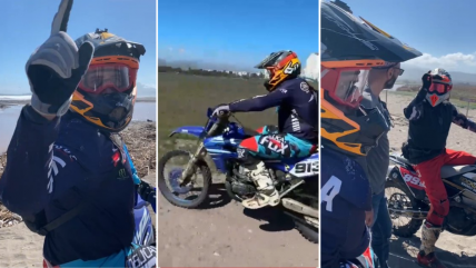   Motoqueros se pasearon, ilegales y prepotentes, por zona de anidación de aves 