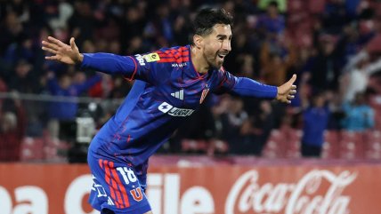   Octavio Rivero asistió a Lucero y la U alcanzó el empate ante Coquimbo Unido 