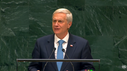   Kast debutó en la ONU criticando su 
