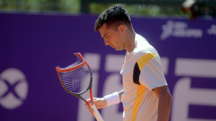  Tomás Barrios cedió una clara ventaja y se despidió del Challenger de Curitiba 
