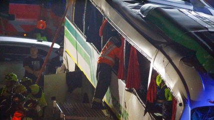  Amplían detención del conductor de bus que protagonizó fatal accidente en Valparaíso  