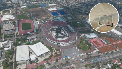   Ministro Riveros confirmó tres recintos anegados en el Parque Estadio Nacional 