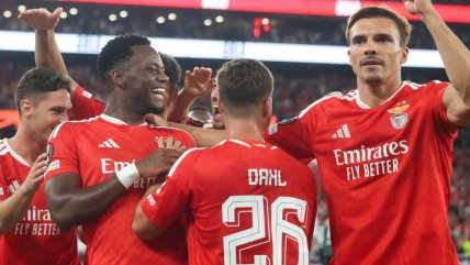   Benfica celebró en la Europa League con goleada a Celtic de Escocia 