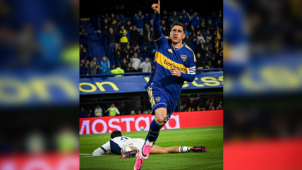   Palacios ingresó en el triunfo que puso a Boca como nuevo líder de la tabla anual en Argentina 