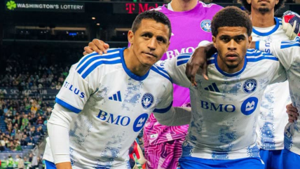   Alexis Sánchez aportó un pase clave en el empate de Montreal ante Seattle Sounders 